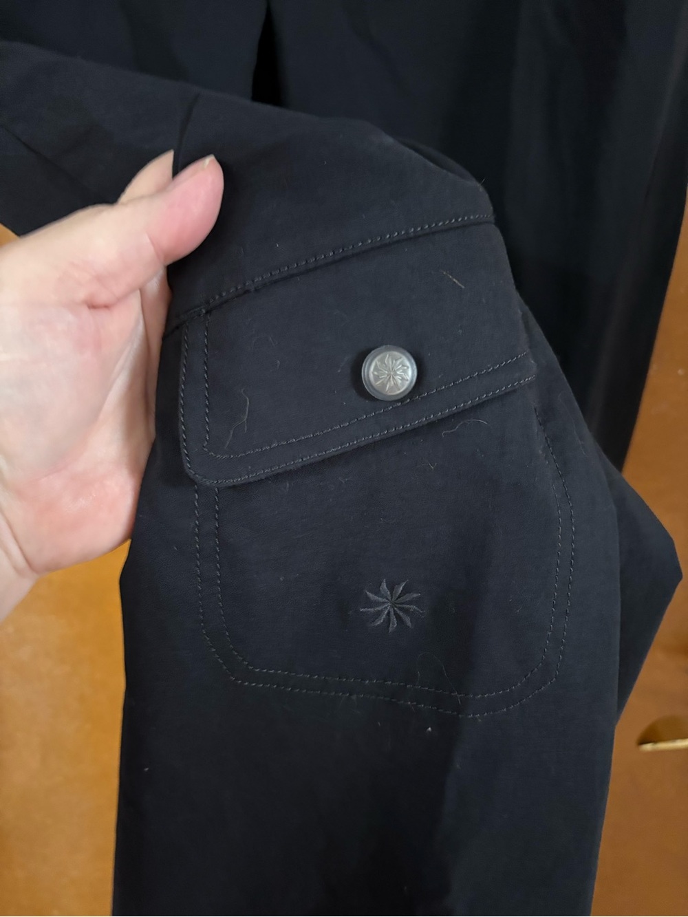 Athleta black outdoor sports pants. Size 16 - Picture 4 of 6